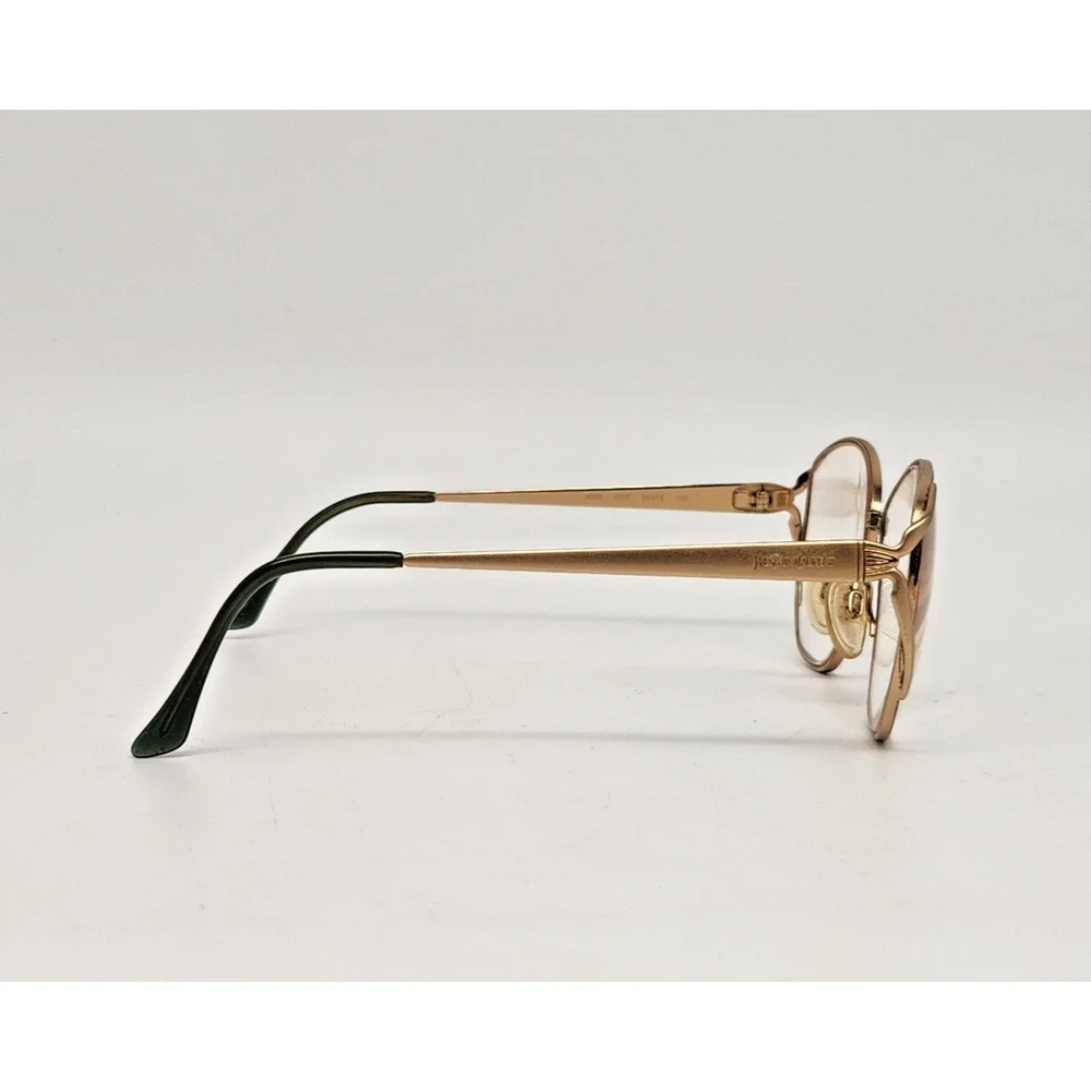 Yves Saint Laurent YSL 4080 Y307 Gold Tone Eyeglasses Frames 54-15-130 Vintage
